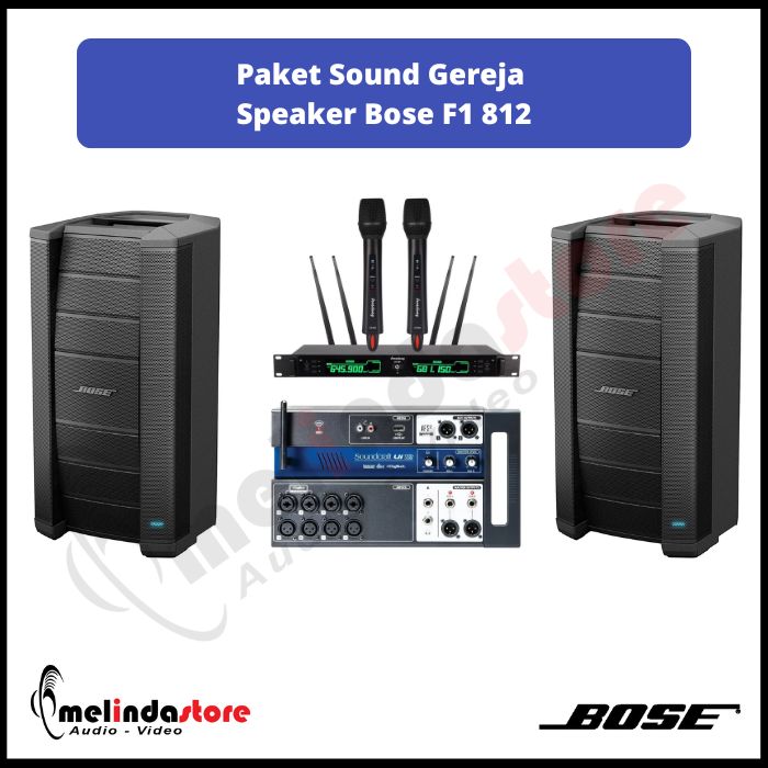 Paket Sound Gereja Speaker Bose F1 812 | 2 Speaker